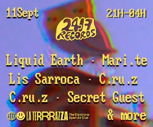 24Seven Records celebra La Diada en La Terrrazza con una noche dedicada al underground barcelonés